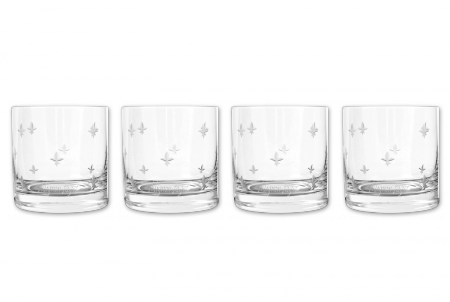 Double Old Fashioned Crystal Bohemian Glasses Double Old Fashioned Crystal Bohemian Glasses
