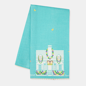 Mignon Faget House FLoats Tea Towel