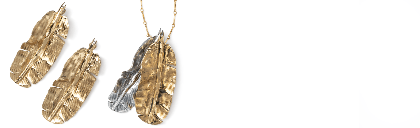 Mignon Faget Banana Leaf Jewelry Collection