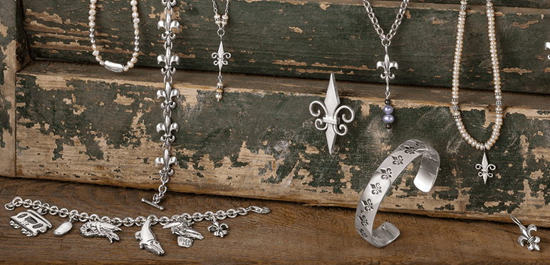 Fleur de Lis Jewelry from the Louisiana Collection