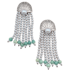 Mignon Faget Sea URCHIN TASSEL EARRINGS