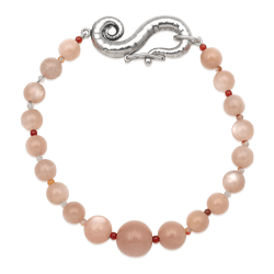 Mignon Faget Spiral Shell Moonstone Bracelet