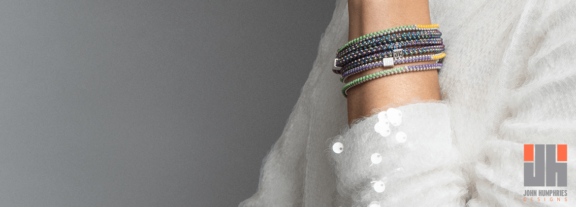 Mignonet John Humphries Halo And Chromatic Bangles Mardi Gras Mignonet John Humphries Halo And Chromatic Bangles Mardi Gras
