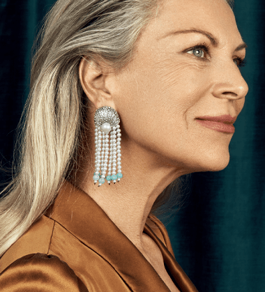 Mignon Faget Sea Urchin Tassel Earrings