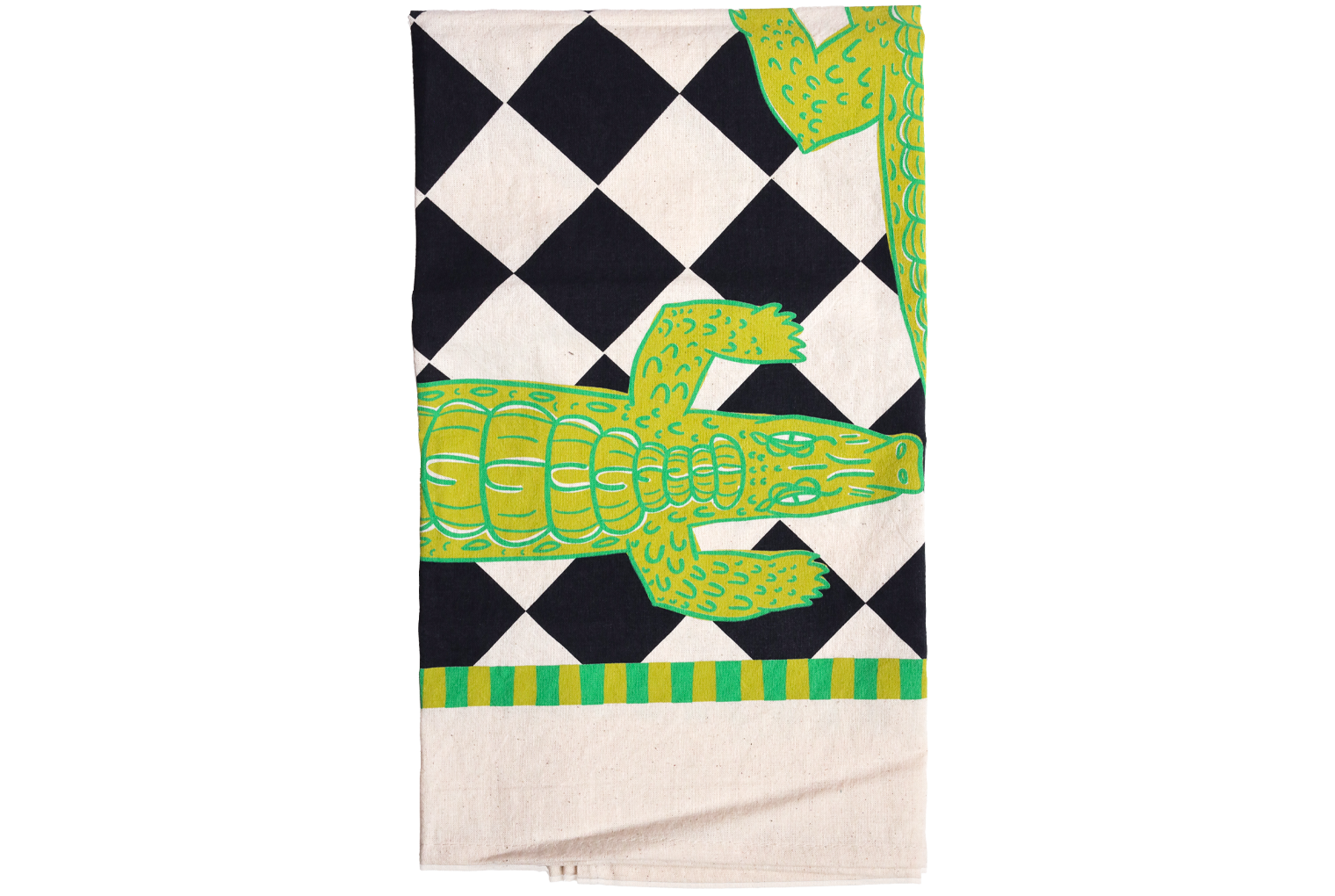 Alligator Patio Tea Towel