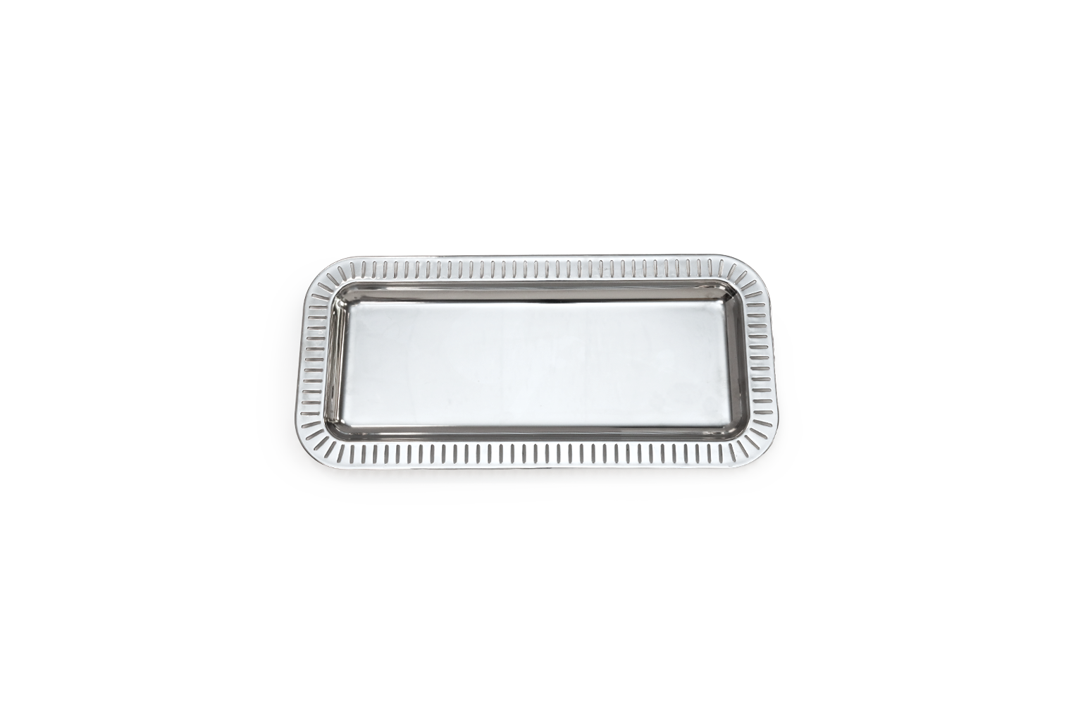 Anna New York Striations Small Rectangular Serving Tray, Small