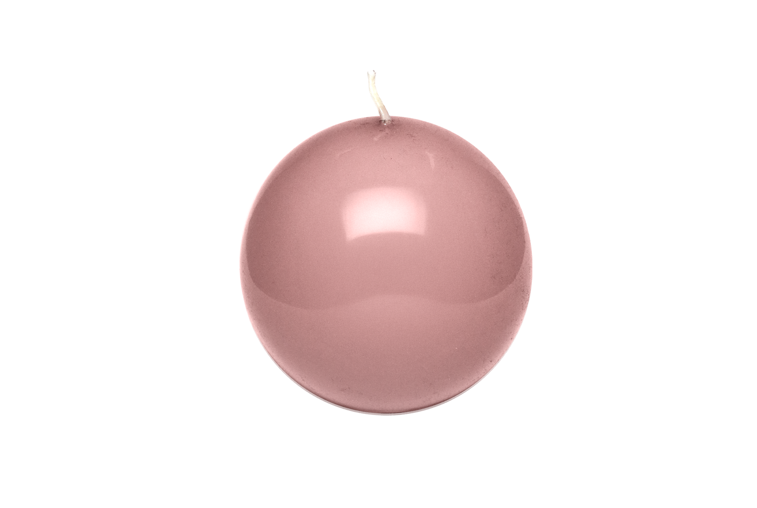 Meloria Small Sphere Candle in Turtledove