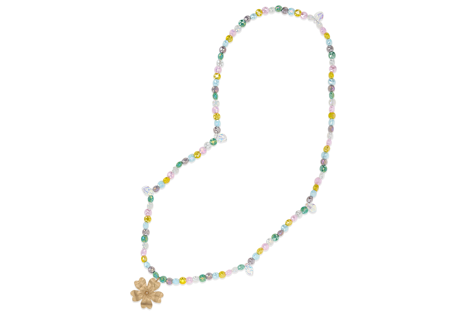 Limited Edition Mardi Gras Float Flower Necklace
