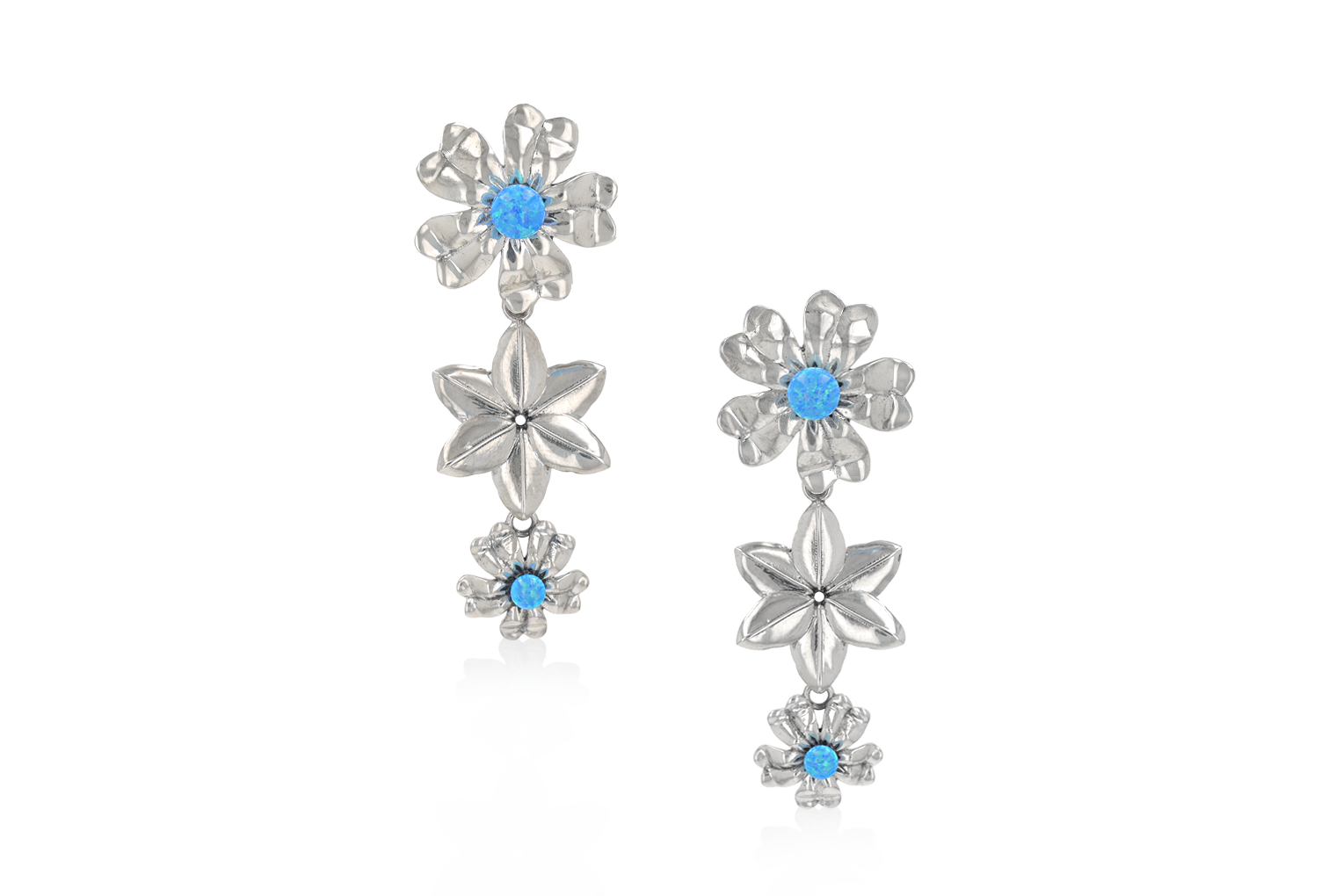 Float Flower Convertible Earrings