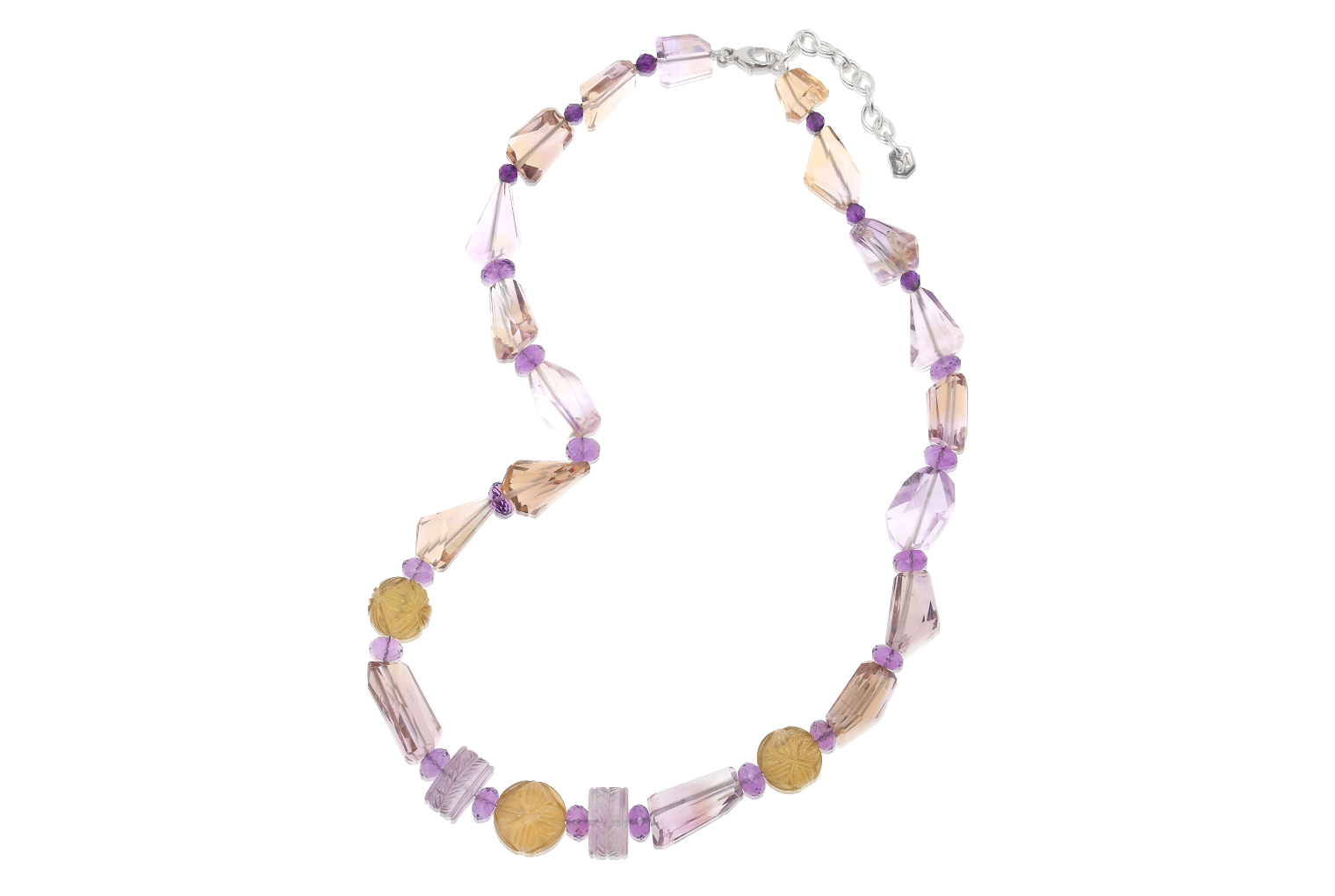 Limited Edition Champagne and Lavender Bauble Necklace