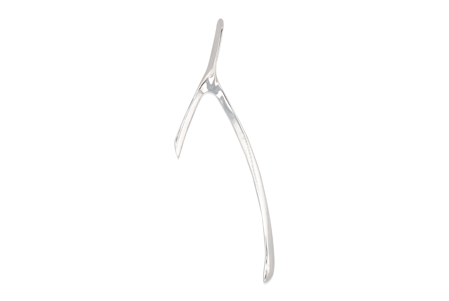 Wishbone Lucky Side Brooch