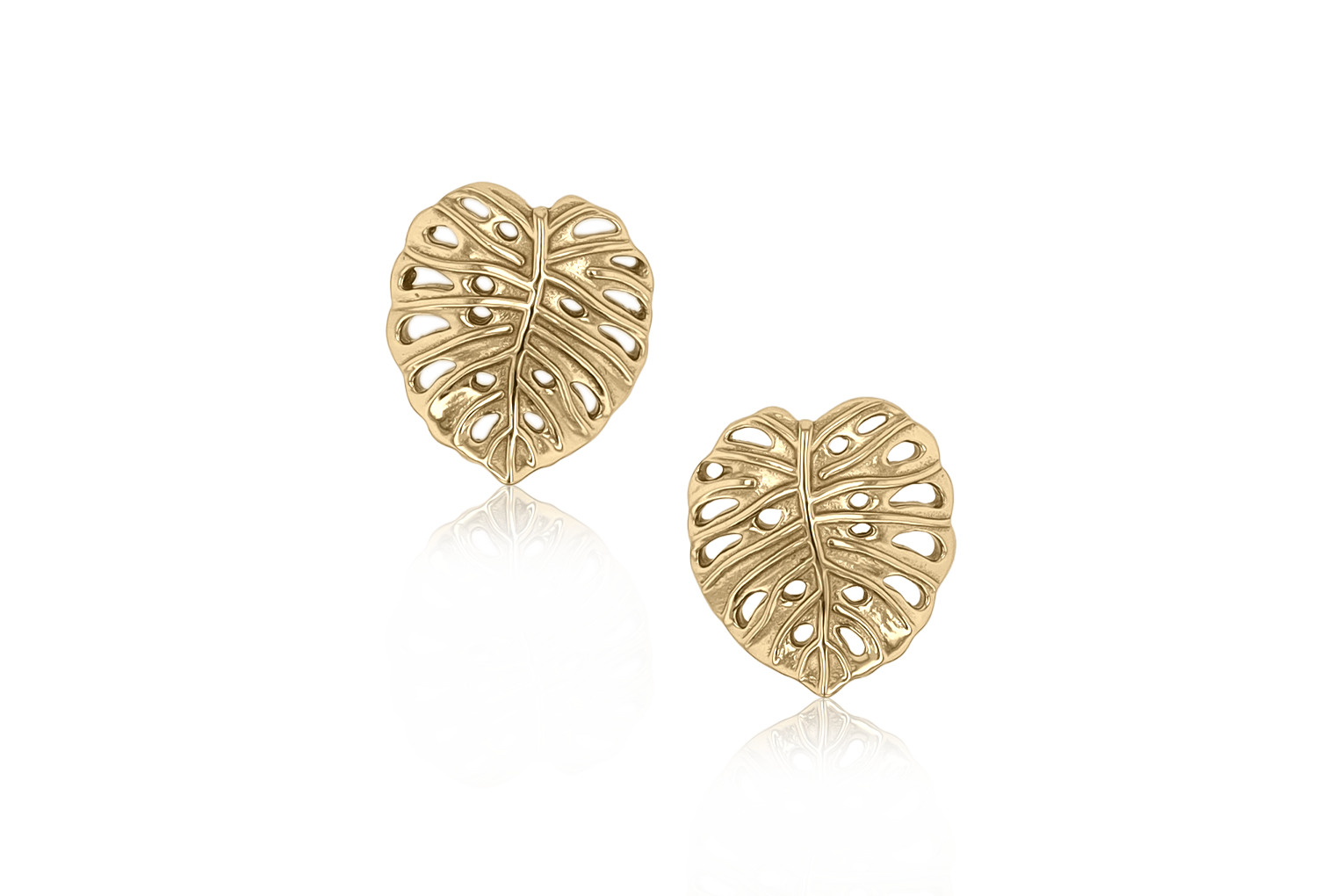 Monstera Earrings