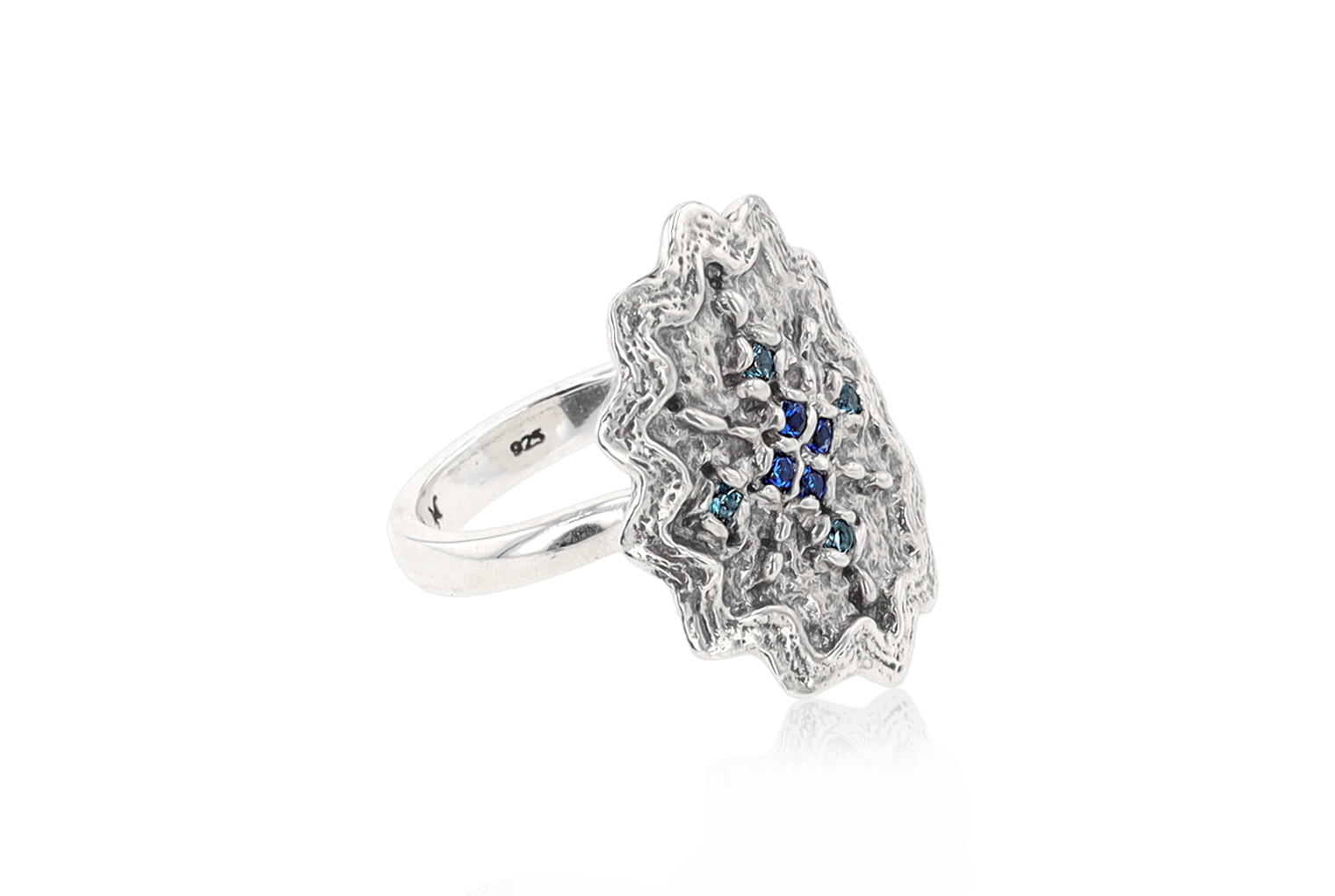 Embroidered Oval Ring