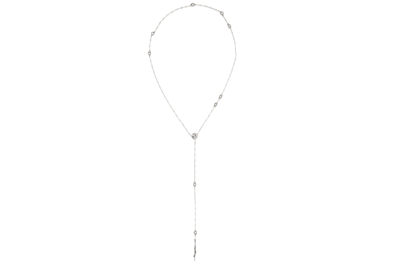 Button & Needle Lariat