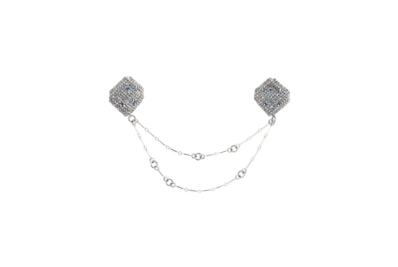Embroidered Collar Point Pin