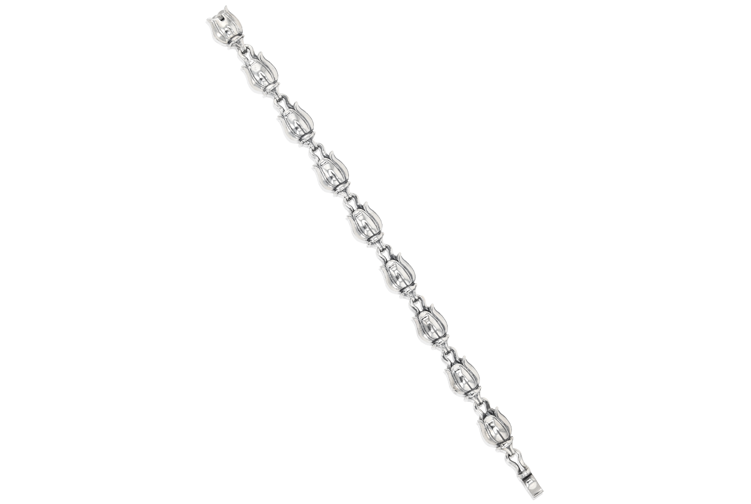 Tulip Clasp Linking Bracelet