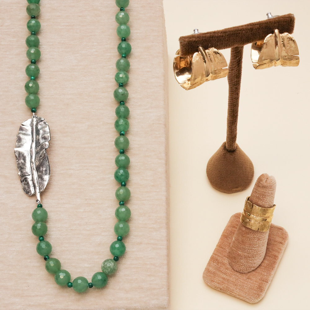 The Banana Leaf jewelry collection from Mignon Faget