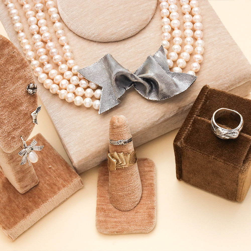The Knots & Bows jewelry collection from Mignon Faget