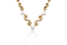 view02 thumbnail image for Spiral Shell Pearl Collar