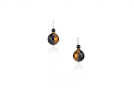 main thumbnail image for Black and Gold Agate Dangles