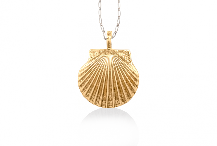 Shell Gold Pendant Flash Sales, 58% OFF 
