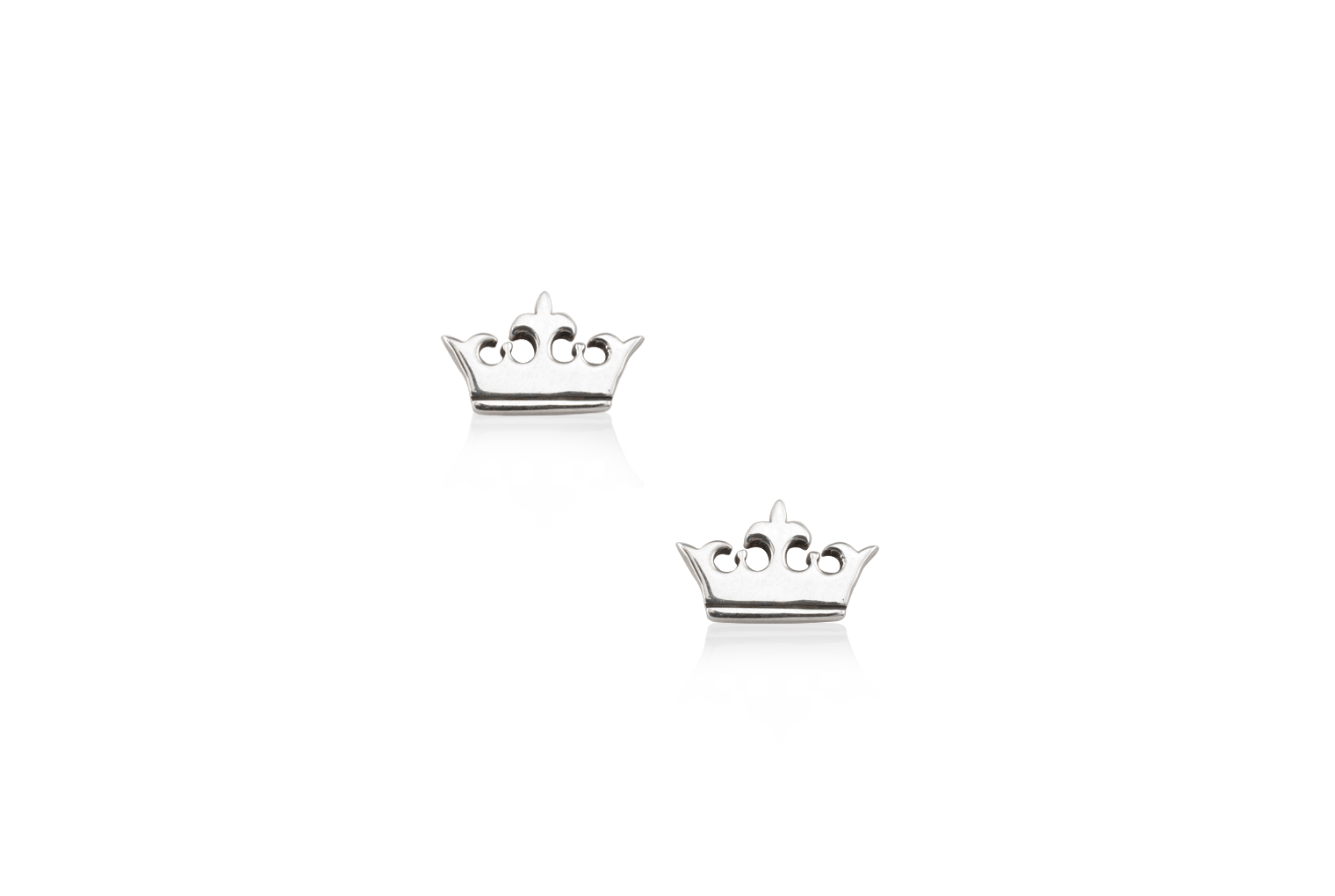 Queen and Queen Crown Earrings
