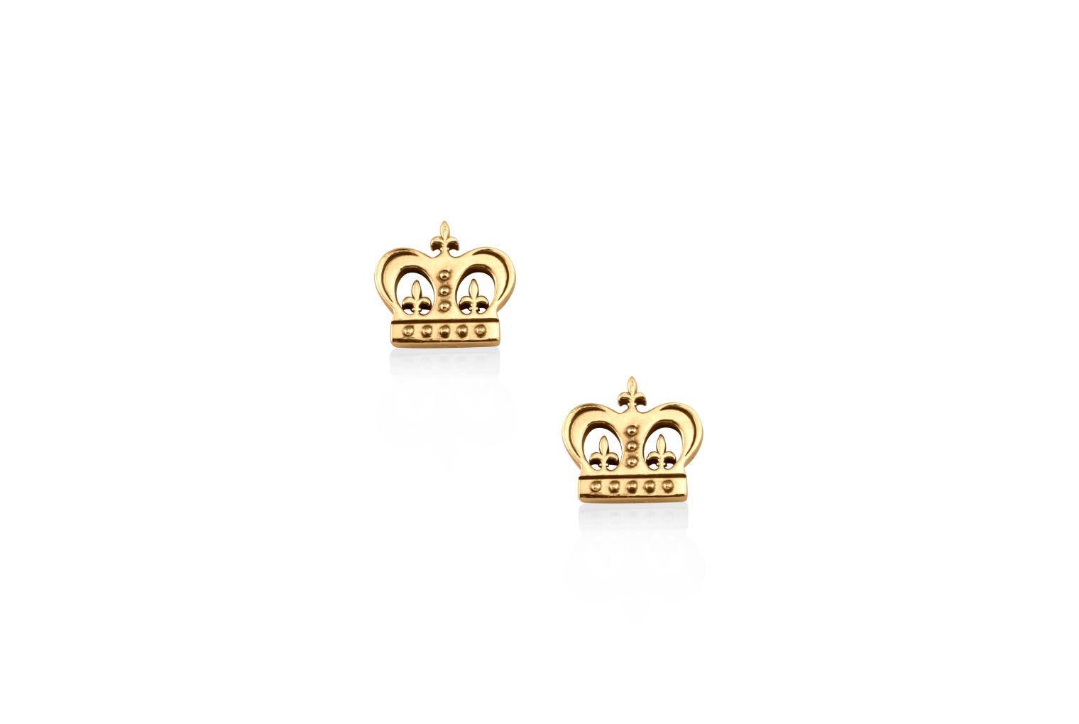 King and King Crown Earrings