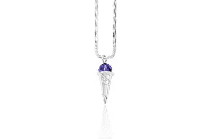 Grape Sno Ball Pendant