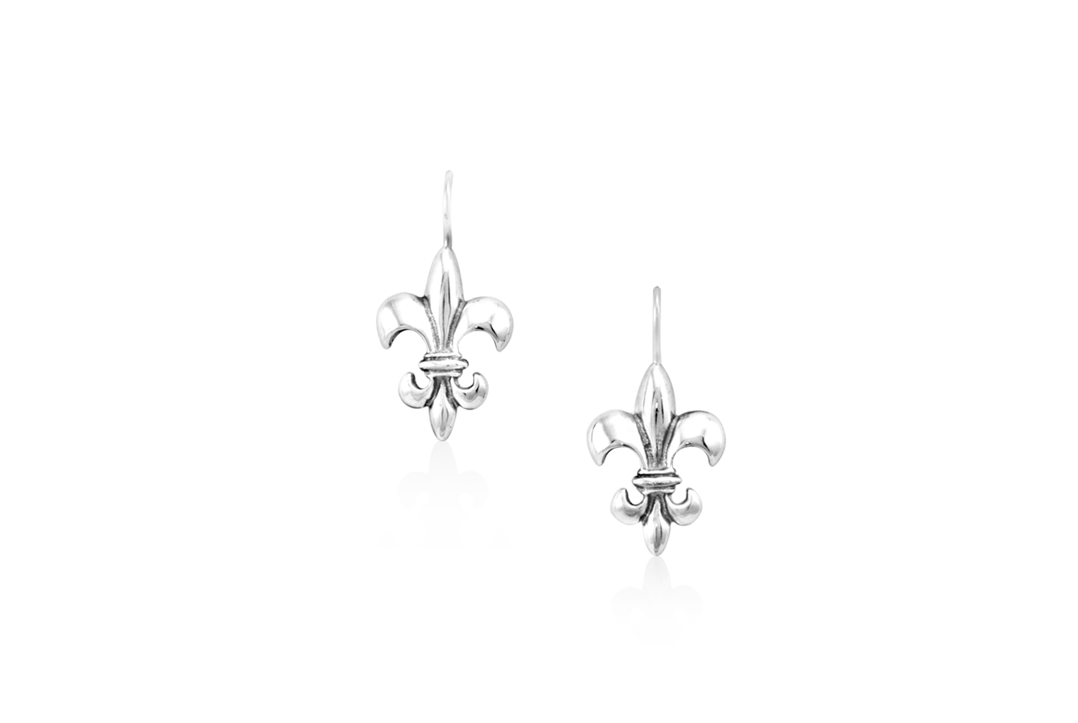 Fleur de Lis Dangle Earrings | Mignon Faget | New Orleans Jewelry