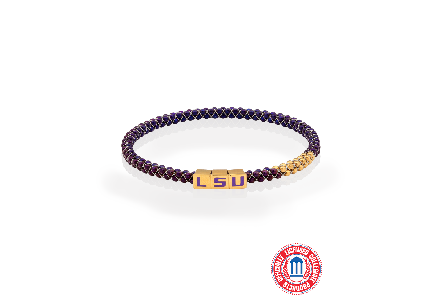 Halo LSU Bangle Bracelet LSU Tigers Jewelry Mignon Faget