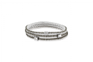view02 thumbnail image for Halo Gemstone Bangle Grey Moonstone