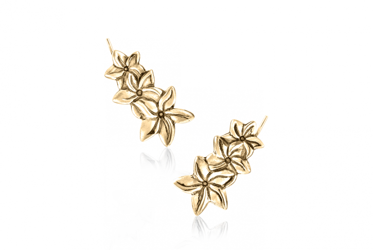 アクセサリー jasmine Jasmine Flower Crawler Earrings | Mignon Faget
