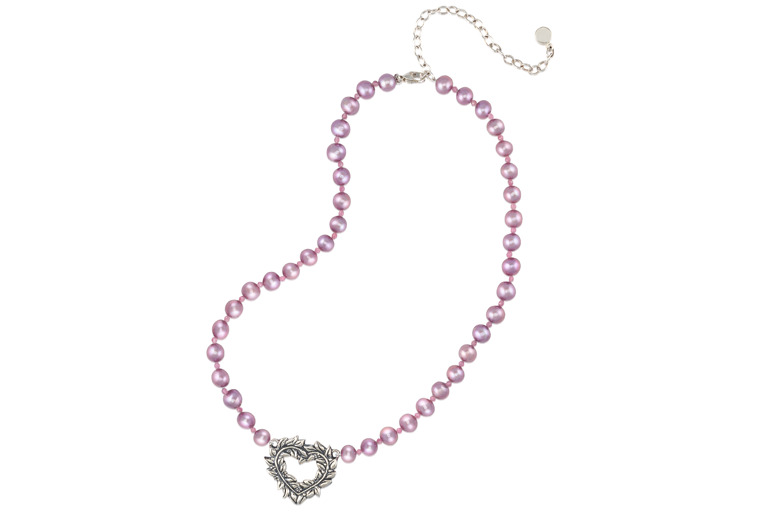 Limited Edition Jasmine Heart Orchid Pearl Necklace