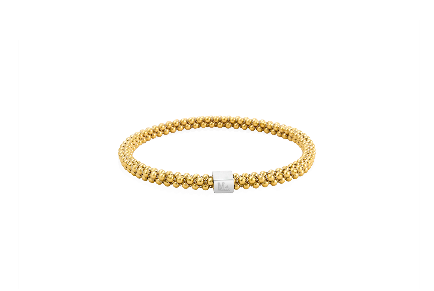 Halo Bangle Gold Plated