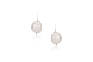 main thumbnail image for Circle Pearl Dangle Earrings