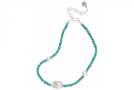 main thumbnail image for Renaissance Turquoise and Baroque Pearl Necklace
