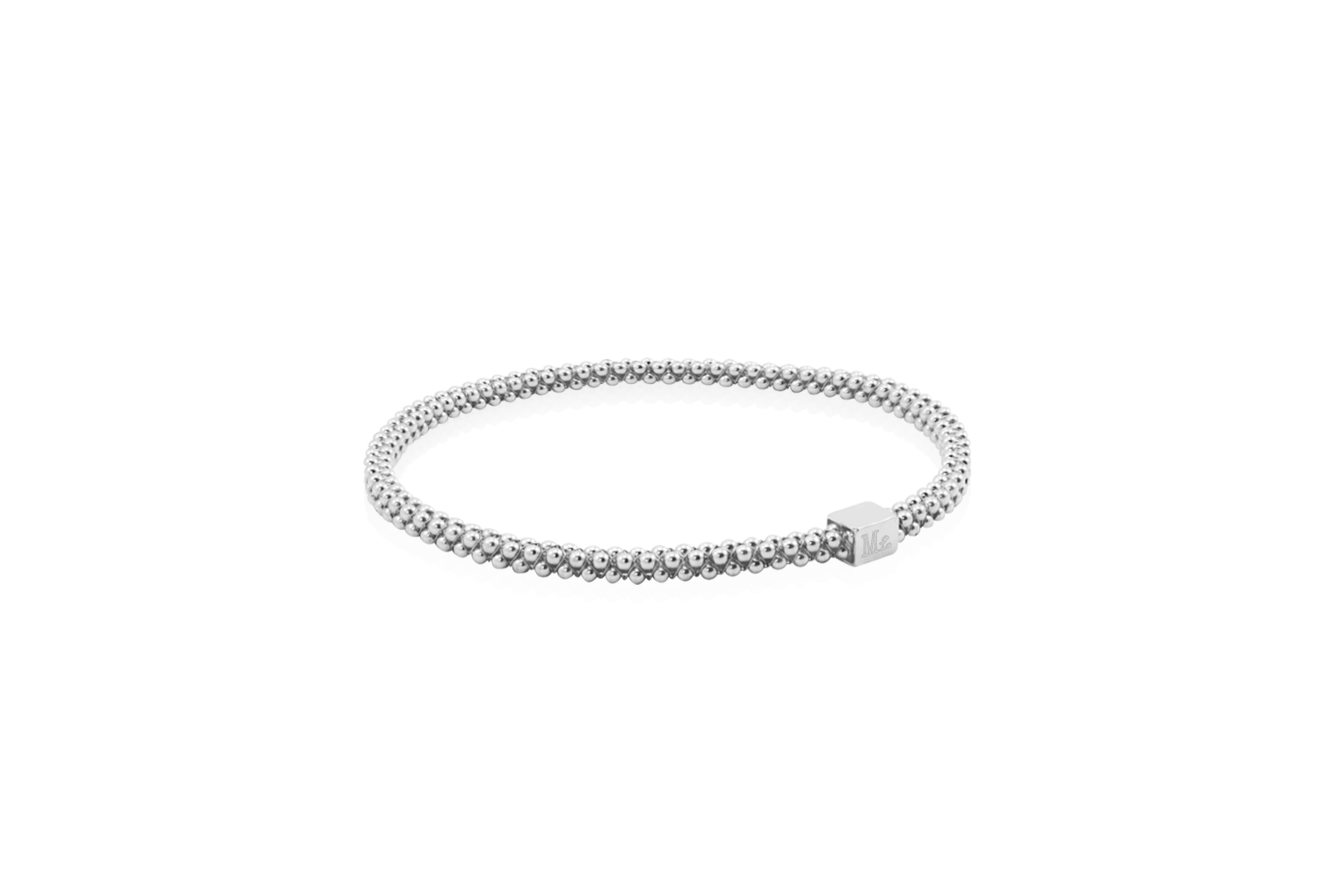 Halo Bangle Sterling Silver