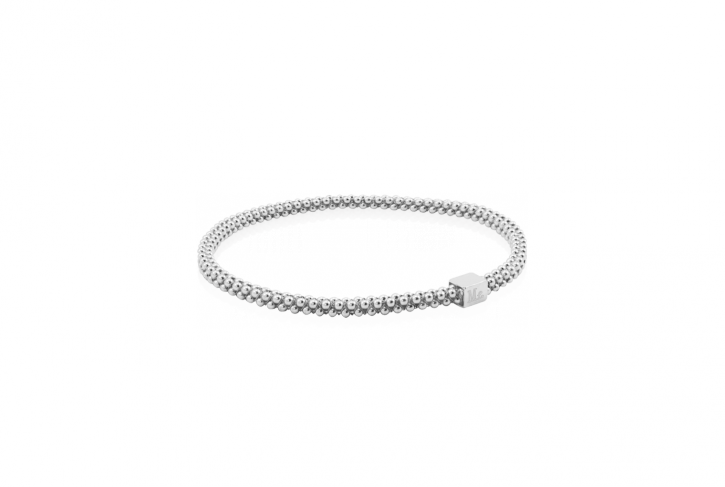 Halo Bangle Sterling Silver