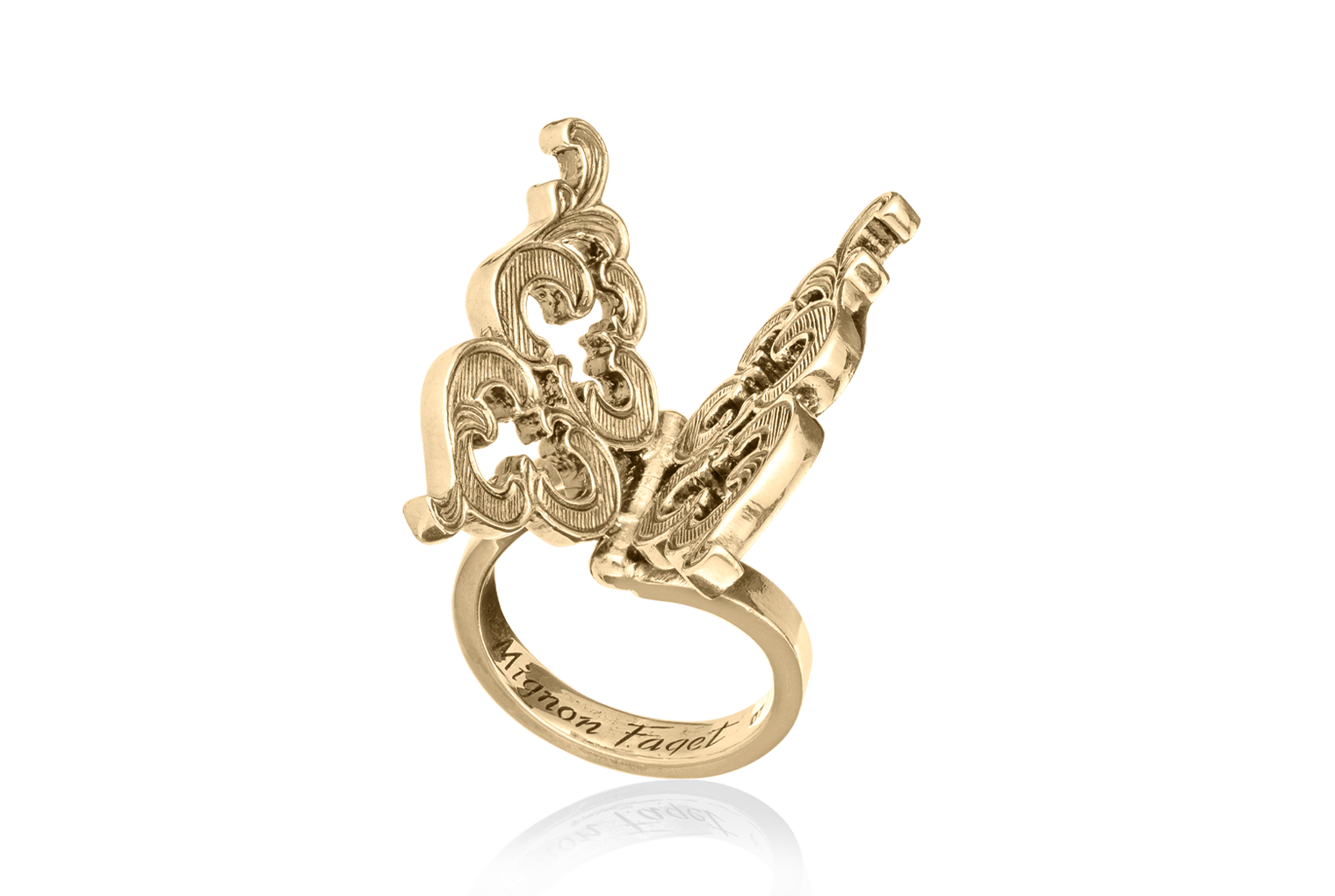 Renaissance Butterfly Ring