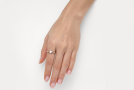 view03 thumbnail image for Halo Ring Rose Gold