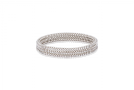 view02 thumbnail image for Halo Bangle Crystal Sterling Silver