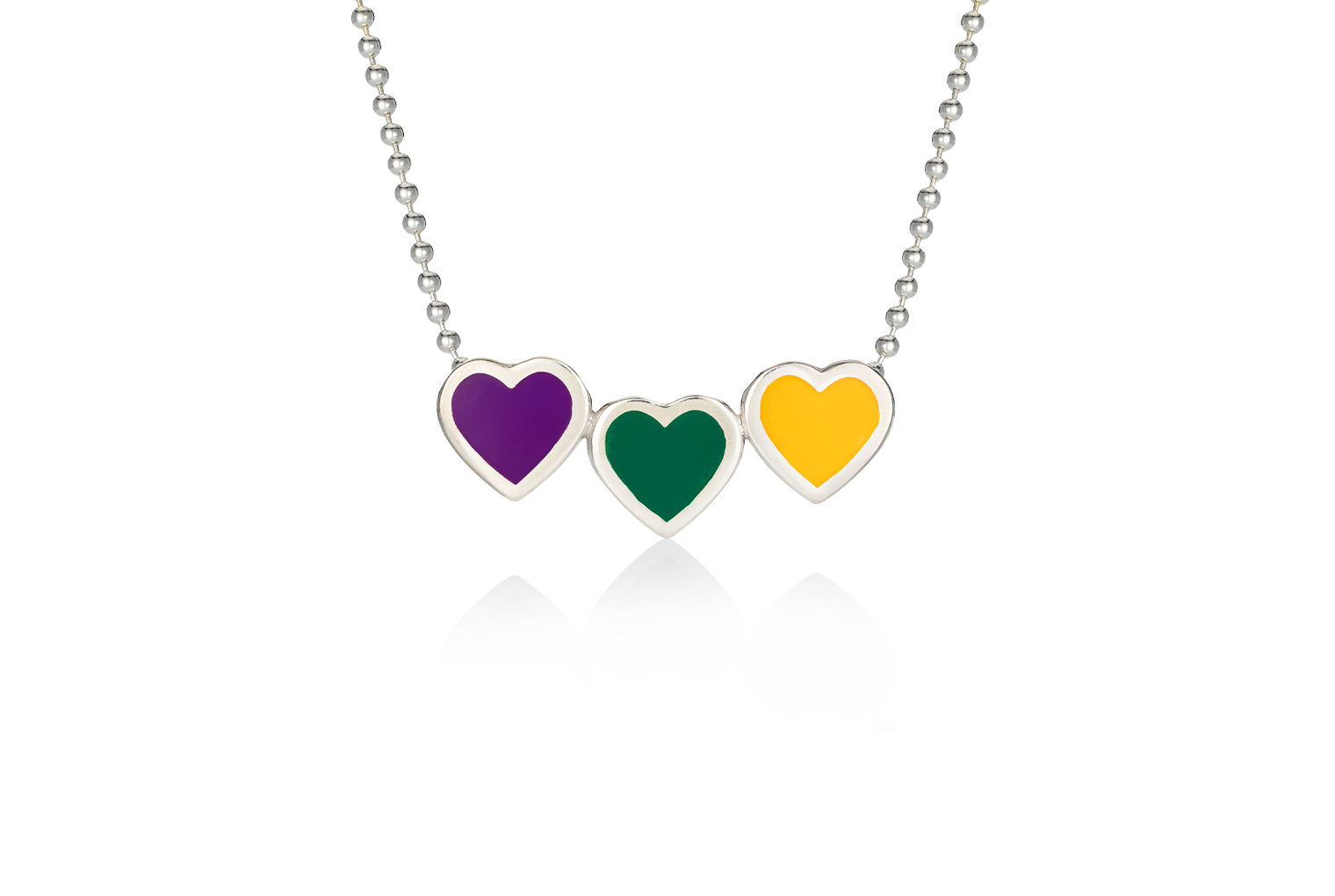 We Love Mardi Gras Pendant