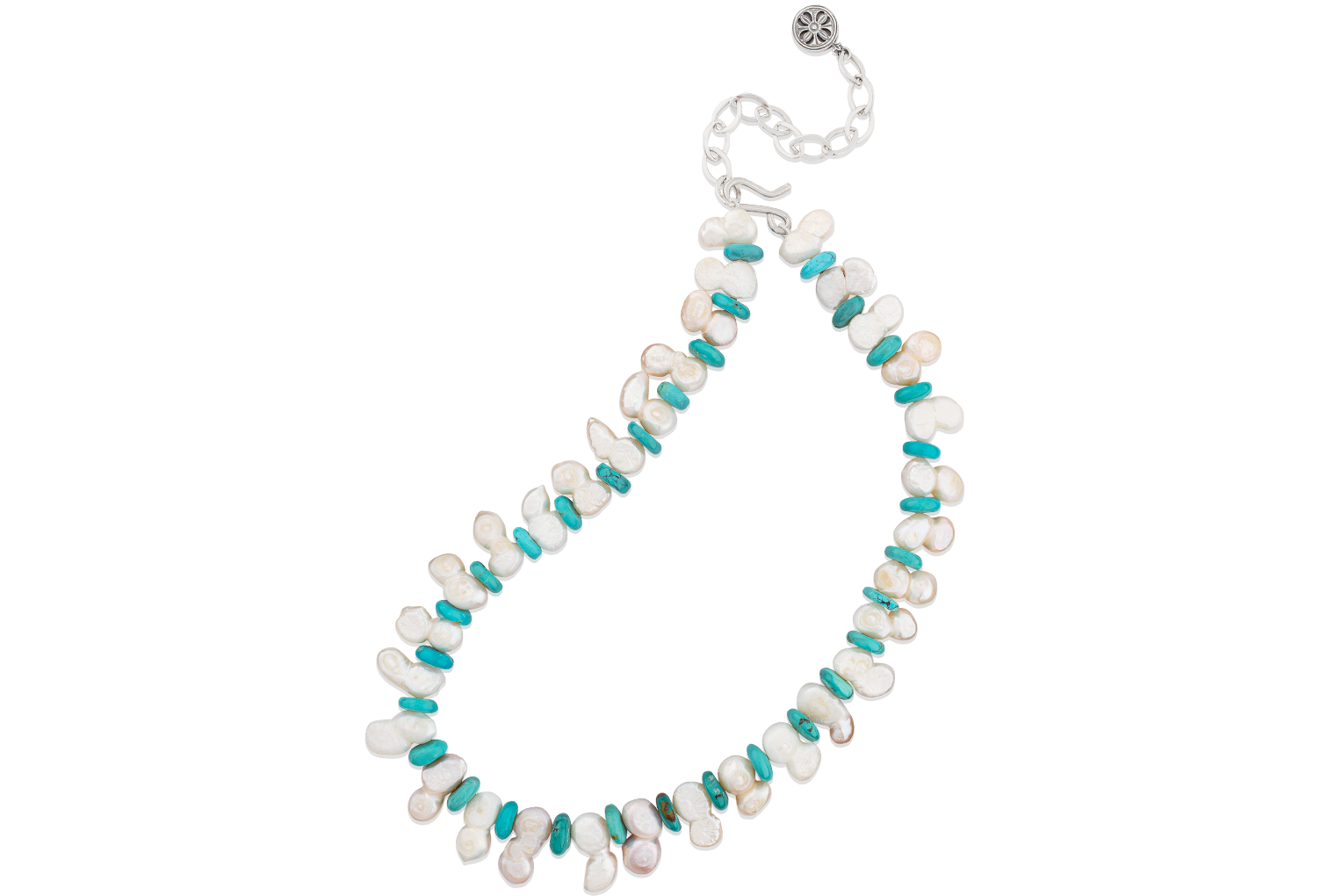 Limited Edition Turquoise & Pearl Vacation Collar