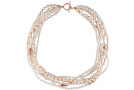 view02 thumbnail image for Red Beans and Rice Multi Strand Necklace