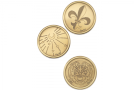  thumbnail image for Crescent Brass Coaster