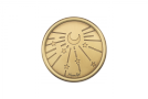 main thumbnail image for Crescent Brass Coaster