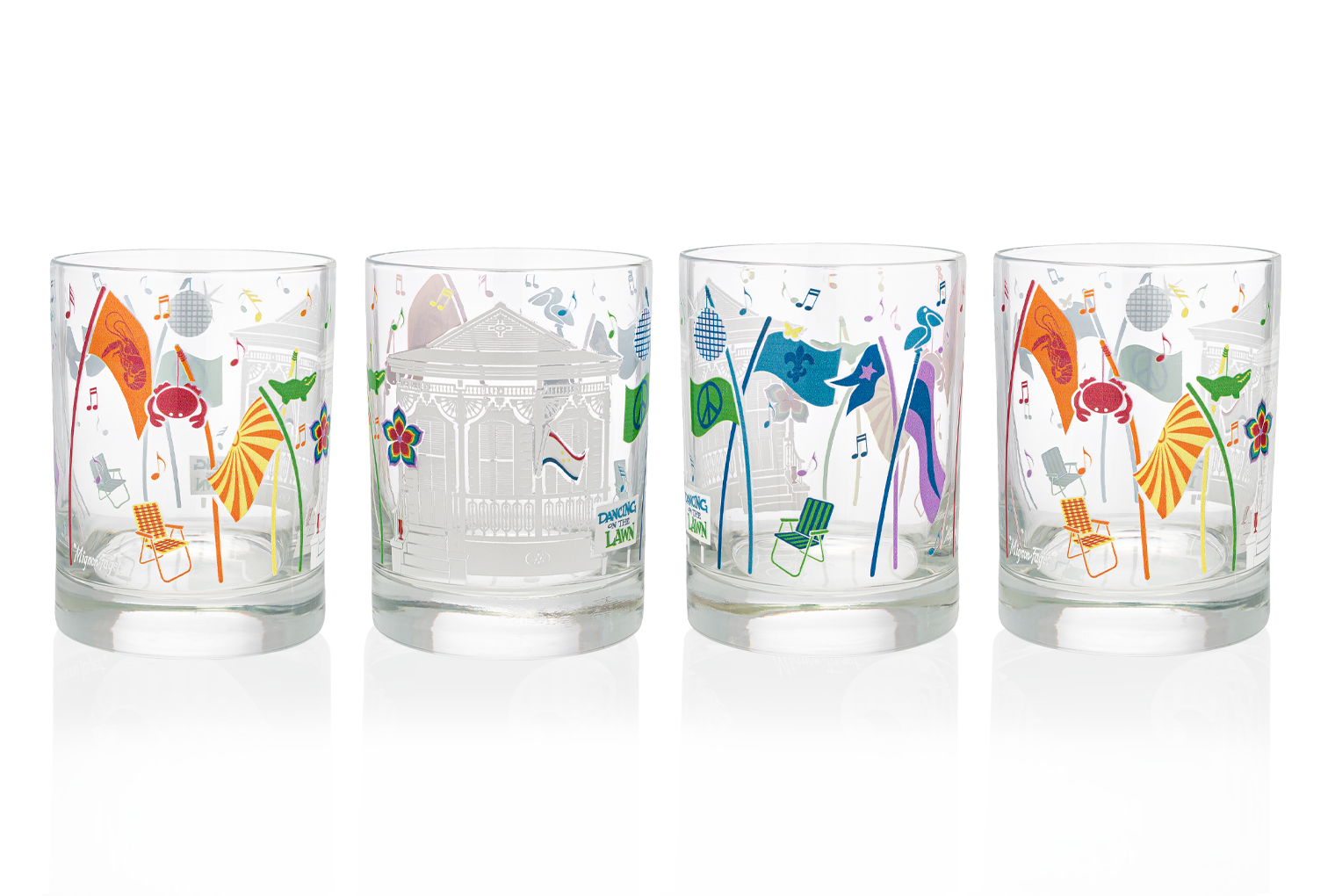 Porch Fest Glasses