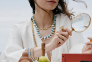 view02 thumbnail image for Halo Bangle Sleeping Beauty Turquoise