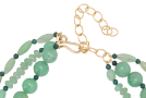 view06 thumbnail image for Banana Leaf Wrap Multistrand Necklace