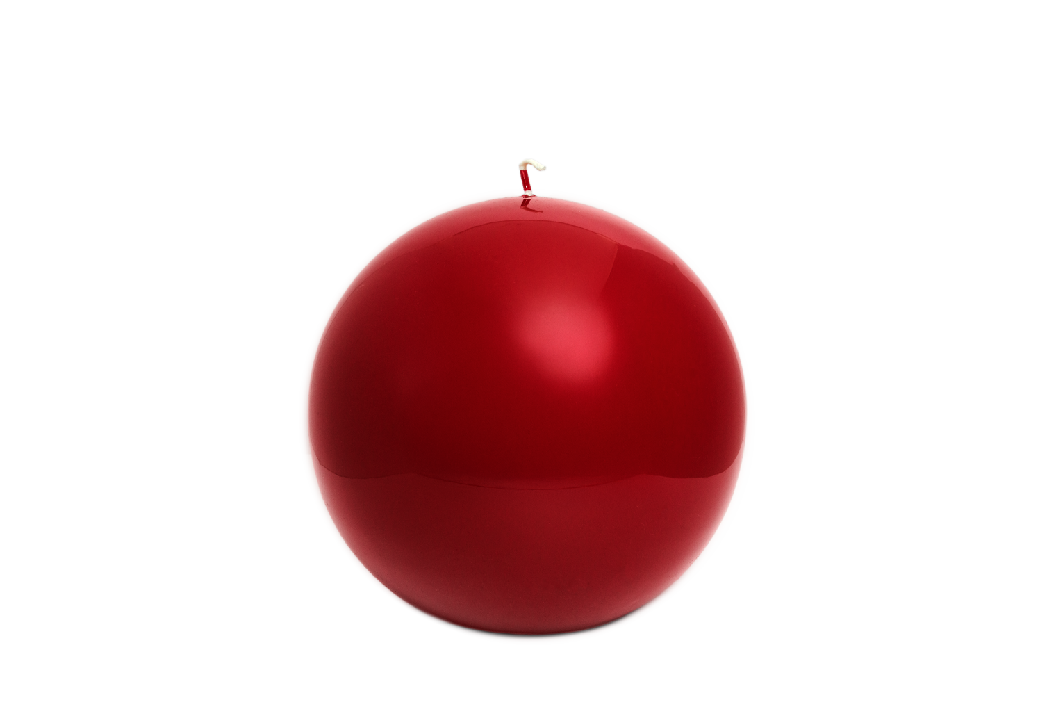 Meloria Ball Candle in Bordeaux - Large